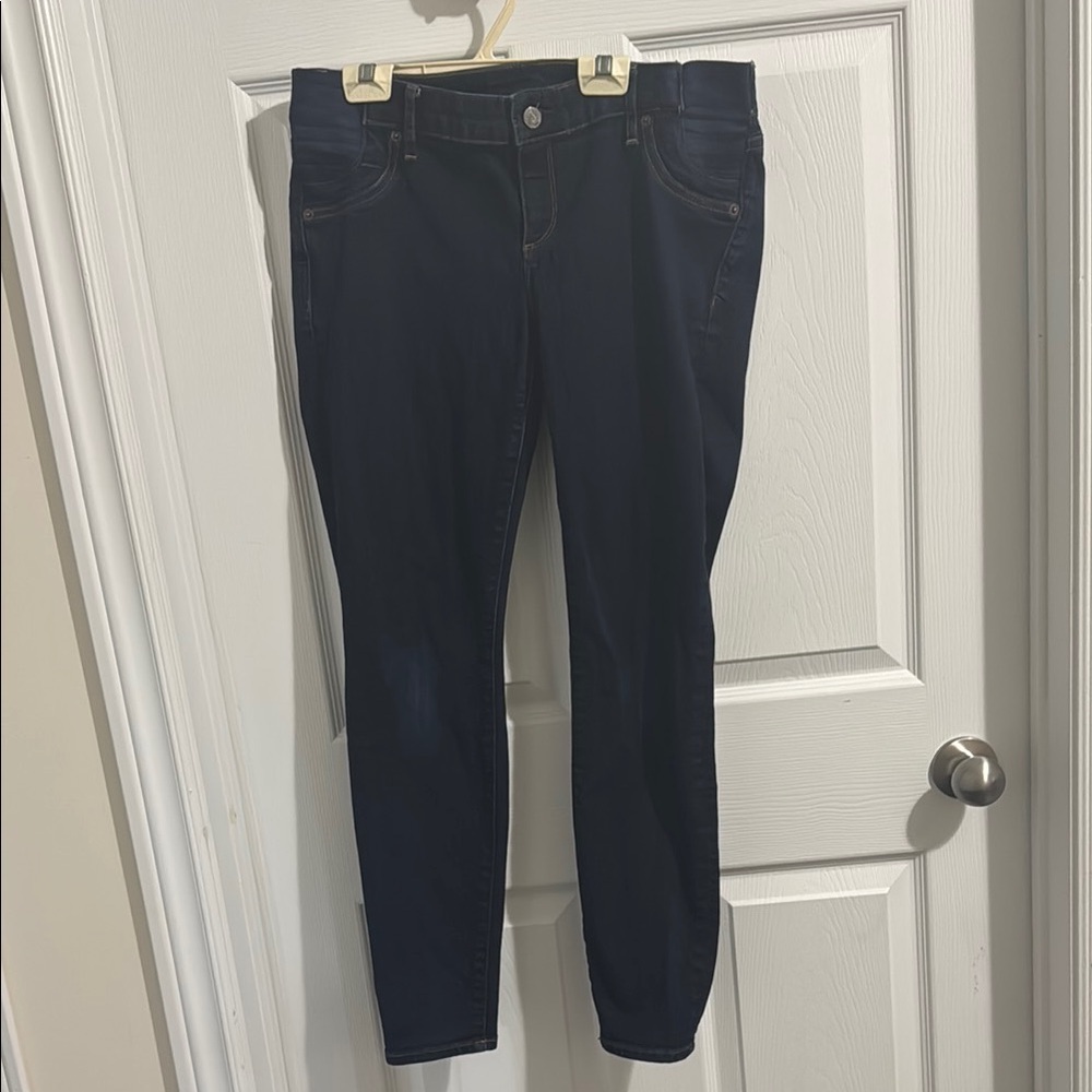 Women's Dark Blue Maternity Jeans